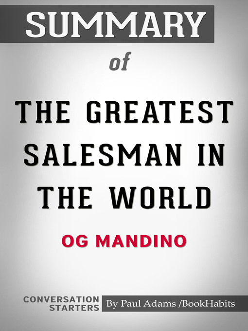 Upplýsingar um Summary of the Greatest Salesman in the World eftir Paul Adams - Biðlisti